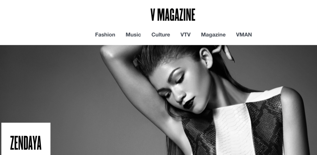 Zendaya V Magazine